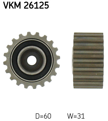 SKF Bordáskerék, vezérműtengely VKM26125_SKF